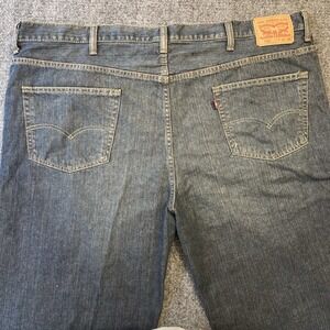Levi's 550 Relaxed Fit Jeans Men's 48x30 Dark Wash Denim Vintage Y2K